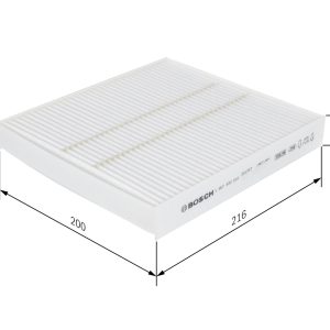Filtru aer habitaclu BOSCH 1 987 432 216 ISUZU D-MAX III (TFR, TFS) 1,898 cmc (RZ4E-TCX) diesel 163 BOSCH 1 987 432 216