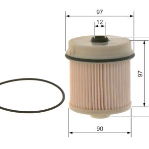 Filtru combustibil BOSCH F 026 402 216 ISUZU N (6th Generation) 2,999 cmc diesel 150 BOSCH F 026 402 216