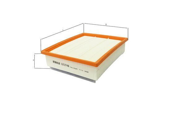 Filtru aer KNECHT LX 2748 ISUZU N (6th Generation) 2,999 cmc diesel 120 KNECHT LX 2748