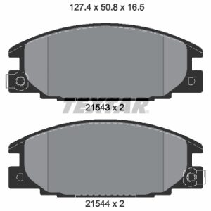 Set placute frana TEXTAR 2154302 ISUZU CAMPO (KB) 2,499 cmc (4JA1) diesel 75 TEXTAR 2154302