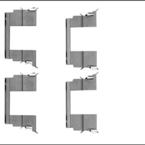 Set accesorii placute frana TEXTAR 82540600 ISUZU D-MAX I (TFR, TFS) 2,499 cmc (4JA1-TC) diesel 101 TEXTAR 82540600