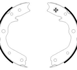 Set saboti frana frana de mana TEXTAR 91059200 ISUZU TROOPER II AUTOTURISM DE TEREN, DESCHIS 3,165 cmc (6VD1 (SOHC) benzina 177 TEXTAR 91059200