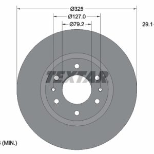 Disc frana TEXTAR 92226200 ISUZU ASCENDER 5,328 cmc (LH6(325CUV8) benzina 305 TEXTAR 92226200
