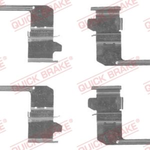 Set accesorii placute frana QUICK BRAKE 109-1834 ISUZU D-MAX II (TFR, TFS) 1,898 cmc (RZ4E-TC) diesel 163 QUICK BRAKE 109-1834