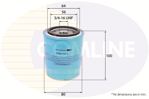 Filtru ulei COMLINE CNS11215 ISUZU D-MAX I (TFR, TFS) 2,499 cmc (4JA1-TC) diesel 101 COMLINE CNS11215