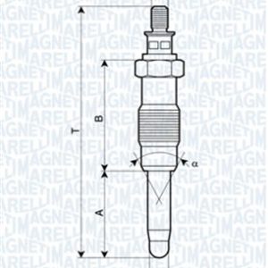 Bujie incandescenta MAGNETI MARELLI 062900010304 ISUZU D-MAX I (TFR, TFS) 2,499 cmc (4JA1-TC) diesel 101 MAGNETI MARELLI 062900010304