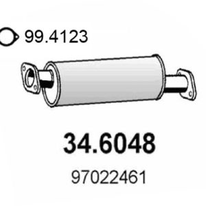 Toba esapamet intermediara ASSO 34.6048 ISUZU CAMPO (KB) 2,499 cmc (4JA1) diesel 75 ASSO 34.6048