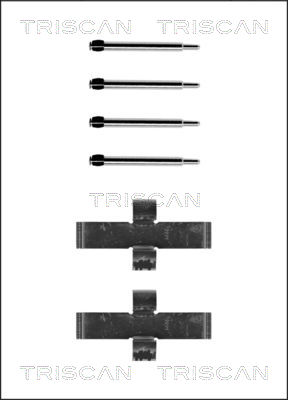 Brida arc TRISCAN 8765 100007 ISUZU TROOPER I (UBS) 2,238 cmc (C223-T) diesel 72 TRISCAN 8765 100007