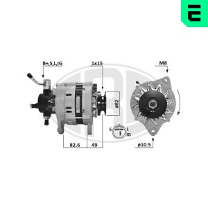 Alternator ERA 209670A ISUZU TROOPER II (UB) 3,059 cmc (4JG2 T) diesel 114 ERA 209670A