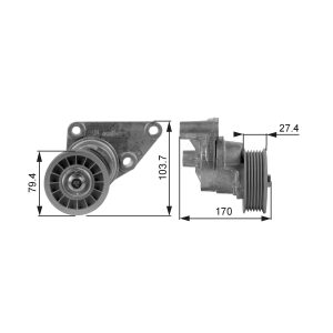 Intinzator curea distributie GATES T38158 – ISUZU | AutoRival