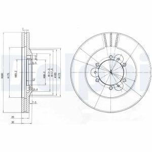 Disc frana DELPHI BG3378 – ISUZU | AutoRival