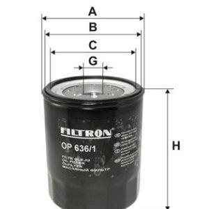 Filtru ulei FILTRON OP 636/1