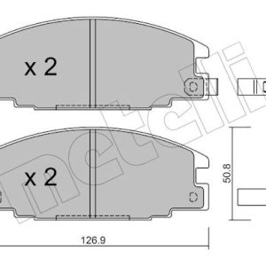 Set placute frana METELLI 22-0244-0 – ISUZU | AutoRival