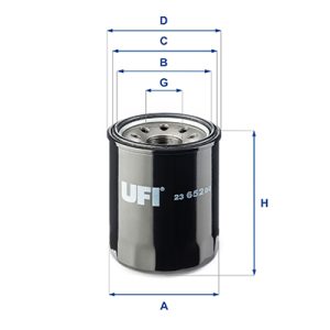 Filtru ulei UFI 23.652.00 – ISUZU | AutoRival
