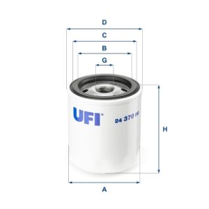 Filtru combustibil UFI 24.370.00 – ISUZU | AutoRival