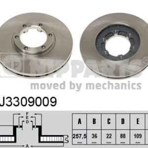 Disc frana NIPPARTS J3309009