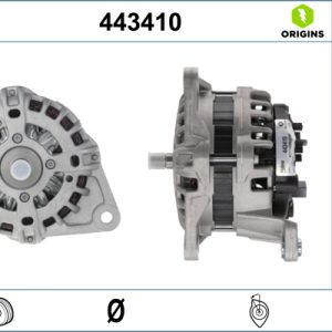 Alternator IVECO DAILY V caroserie 35C21 V, 35S21 V, 40C21 V, 45C21 V, 50C21 V diesel 204 cai VALEO 443410