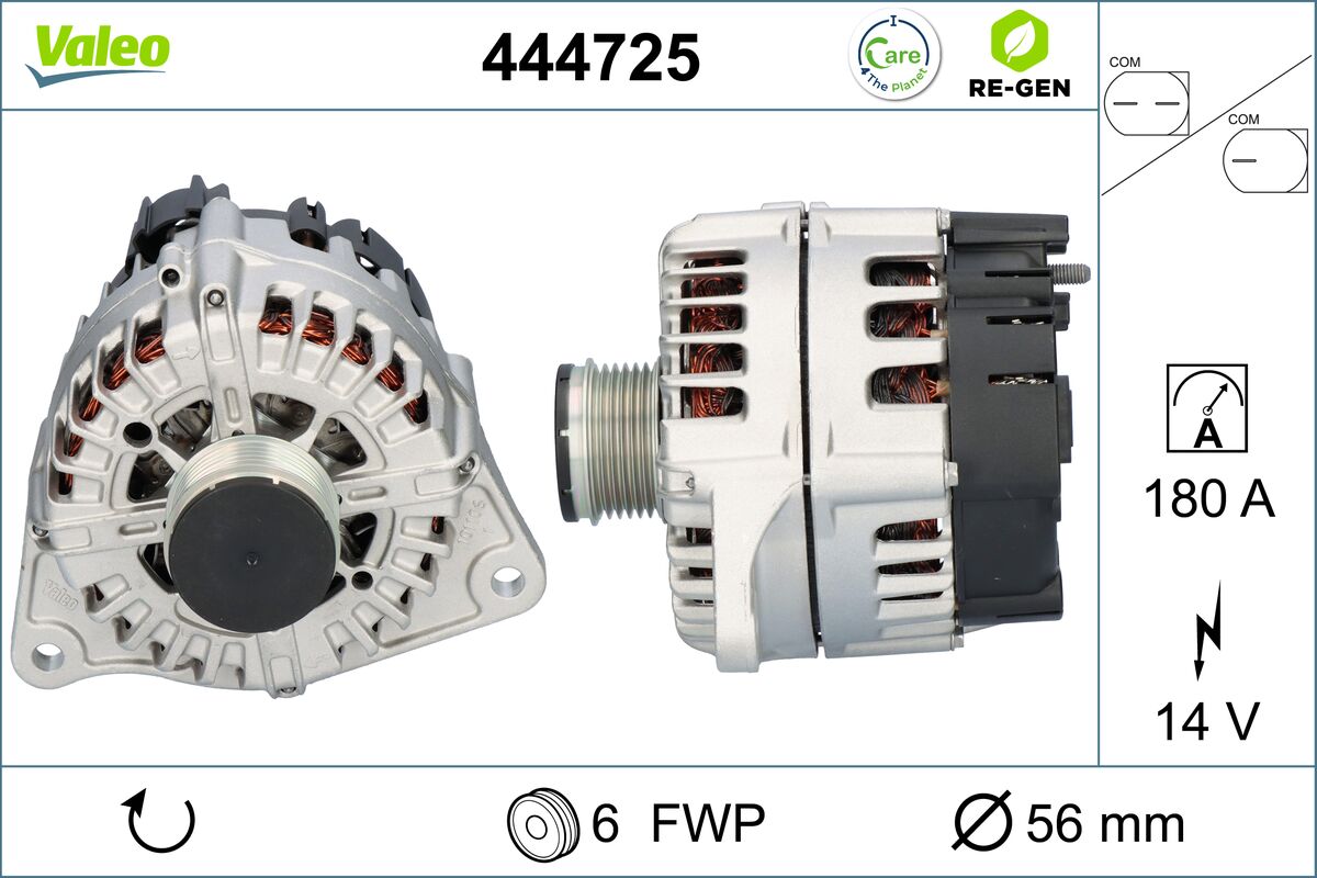 Alternator IVECO DAILY IV platou / sasiu 50C17, 50C17 /P diesel 170 cai VALEO 444725
