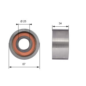 Rola ghidare / conducere curea distributie GATES T41178 – IVECO | AutoRival