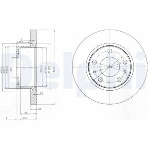 Disc frana DELPHI BG3752 – IVECO | AutoRival