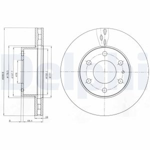 Disc frana DELPHI BG4100 – IVECO | AutoRival