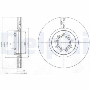 Disc frana DELPHI BG4101 – IVECO | AutoRival