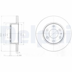 Disc frana DELPHI BG4165 – IVECO | AutoRival