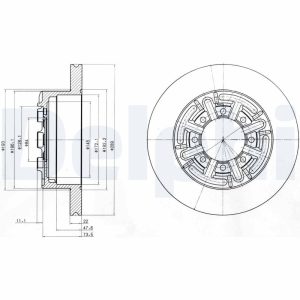 Disc frana DELPHI BG4171 – IVECO | AutoRival