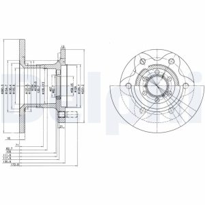 Disc frana DELPHI BG429 – IVECO | AutoRival