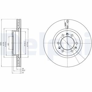 Disc frana DELPHI BG4339 – IVECO | AutoRival