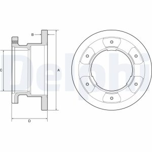 Disc frana DELPHI BG9201 – IVECO | AutoRival