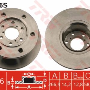 Disc frana TRW DF1726S – IVECO | AutoRival