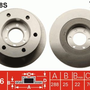 Disc frana TRW DF2788S – IVECO | AutoRival