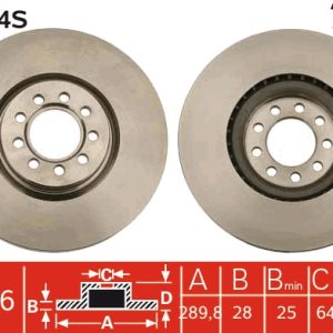 Disc frana TRW DF4984S – IVECO | AutoRival