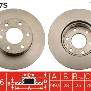 Disc frana TRW DF4987S – IVECO | AutoRival