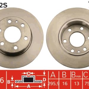 Disc frana TRW DF4992S – IVECO | AutoRival