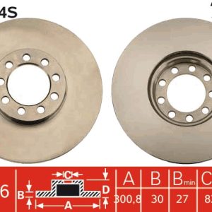 Disc frana TRW DF4994S – IVECO | AutoRival