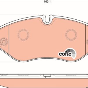 Set placute frana TRW GDB1747 – IVECO | AutoRival