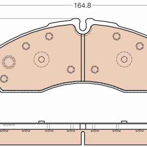 Set placute frana TRW GDB3567 – IVECO | AutoRival