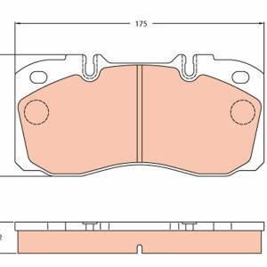 Set placute frana TRW GDB5068 – IVECO | AutoRival