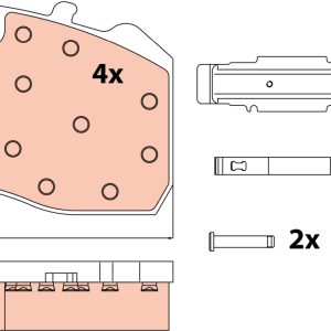 Set placute frana TRW GDB5072 – IVECO | AutoRival