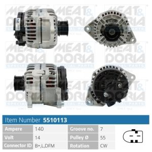 Alternator MEAT DORIA 5510113 – IVECO | AutoRival