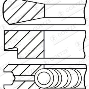 Set segmenti piston GOETZE ENGINE 08-103900-00 – IVECO | AutoRival