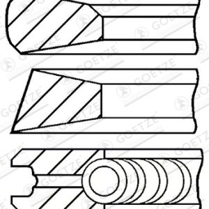 Set segmenti piston GOETZE ENGINE 08-138700-00 – IVECO | AutoRival