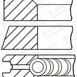Set segmenti piston GOETZE ENGINE 08-214900-10 – IVECO | AutoRival
