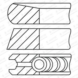 Set segmenti piston GOETZE ENGINE 08-450600-00 – IVECO | AutoRival