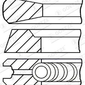 Set segmenti piston GOETZE ENGINE 08-740307-00 – IVECO | AutoRival