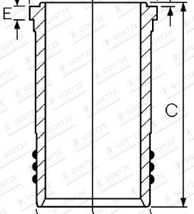 Camasa cilindru GOETZE ENGINE 14-450880-00 – IVECO | AutoRival
