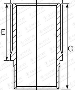 Camasa cilindru GOETZE ENGINE 14-684840-00 – IVECO | AutoRival