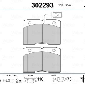 Set placute frana VALEO 302293 – IVECO | AutoRival